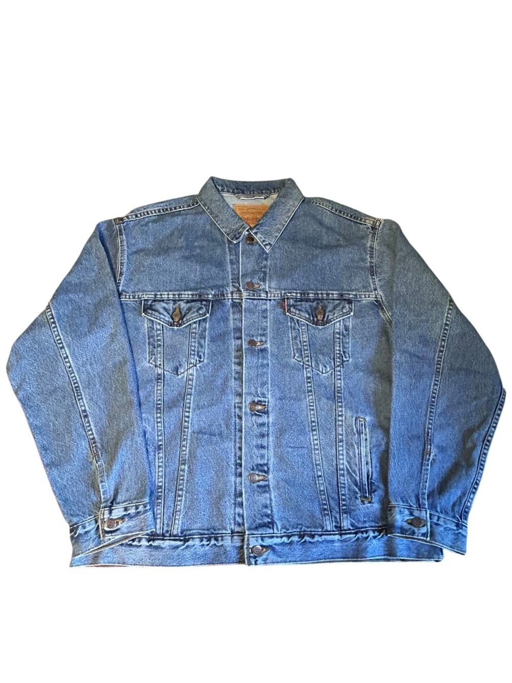 Vintage 90s Levi’s 70507-0389 Relaxed Fit Trucker Jacket XL Made USA